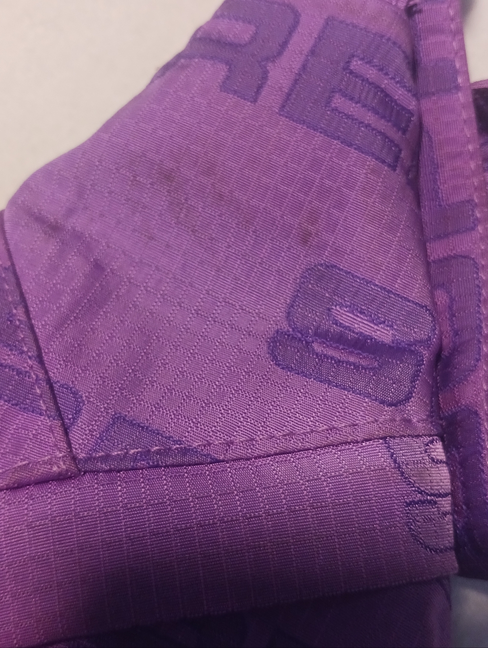 SUPREME LOGO SLING PACK BACKPACK Purple - Picture 12 of 13